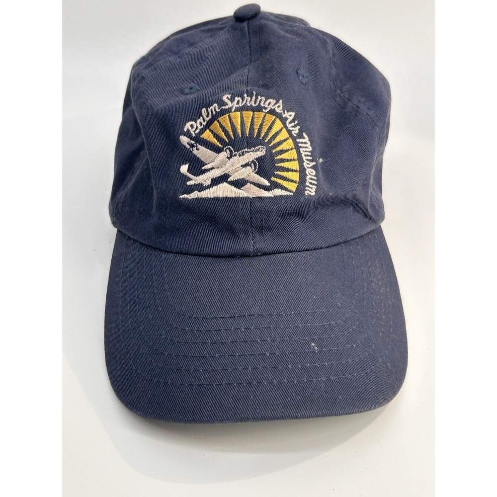 Vintage Palm Springs Air Museum Baseball Cap Dorfman Pacific Co 100% Cotton